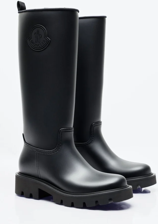 Moncler Kickstream High Rain Boots - Woman Boots Black Eu - 40 - Image 3
