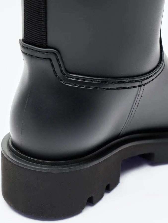 Moncler Kickstream High Rain Boots - Woman Boots Black Eu - 40 - Image 6