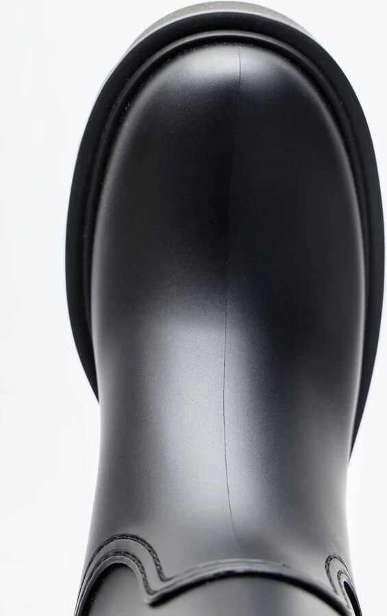 Moncler Kickstream High Rain Boots - Woman Boots Black Eu - 40 - Image 7