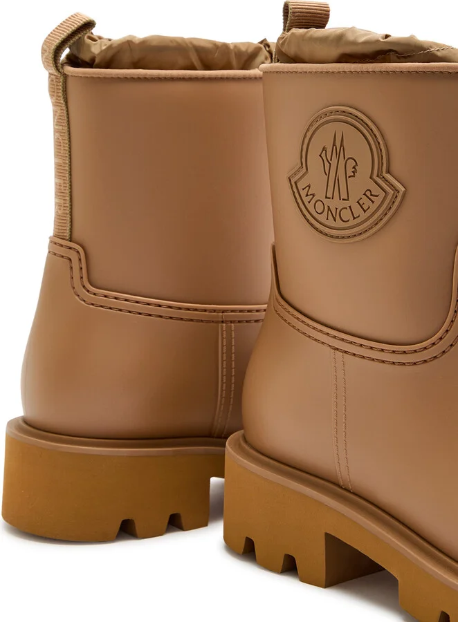 Moncler Kickstream Rubber Wellington Ankle Boots - Image 4