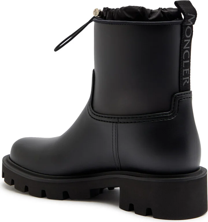 Moncler Kickstream Rubber Wellington Ankle Boots - Image 6