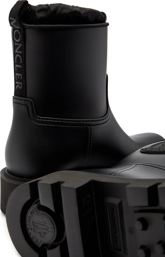 Moncler Kickstream Rubber Wellington Ankle Boots - Image 8