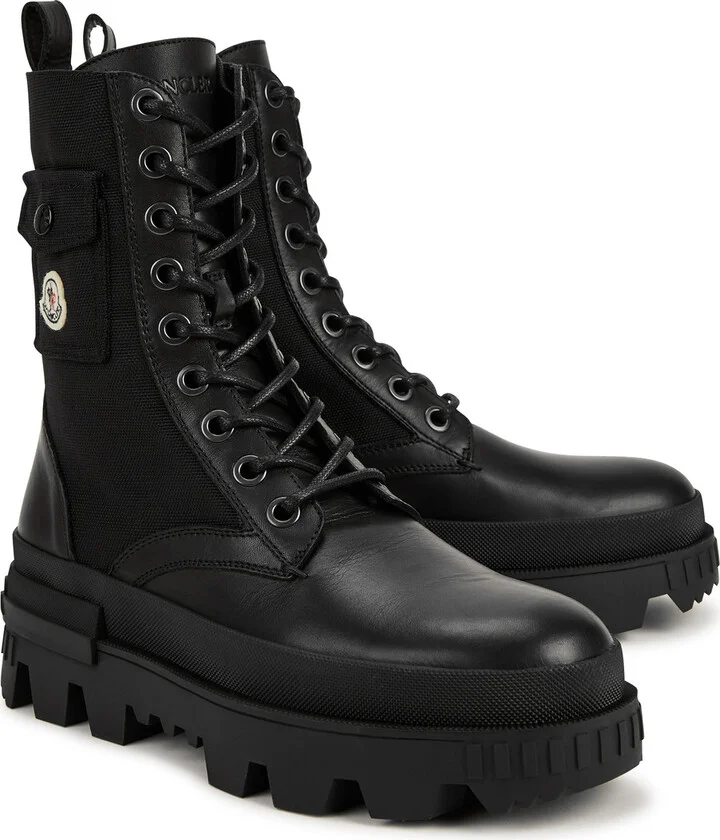 Moncler Konture Leather Ankle Boots - Image 2