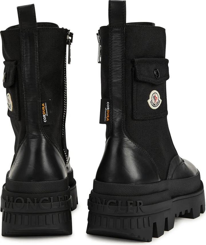 Moncler Konture Leather Ankle Boots - Image 3