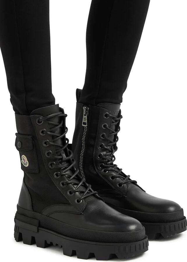 Moncler Konture Leather Ankle Boots - Image 5