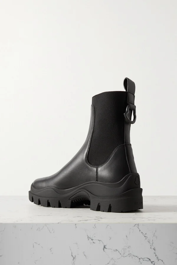 Moncler - Larue Leather Chelsea Boots - Black - Image 3