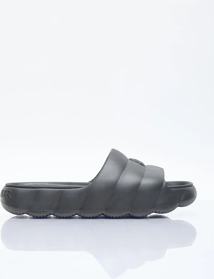 Moncler Lilo Slides - Woman Slides Black Eu - 36