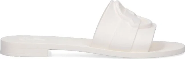 Moncler Logo Embossed Slip-On Sandals