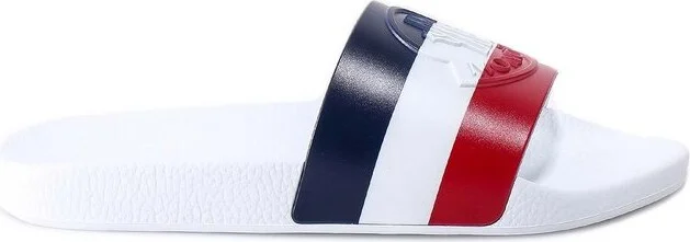 Moncler Logo Embossed Slip-On Slides