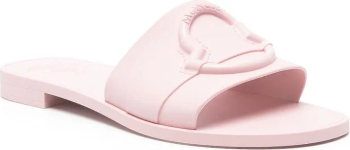 Moncler Logo Pool Slides - Image 3