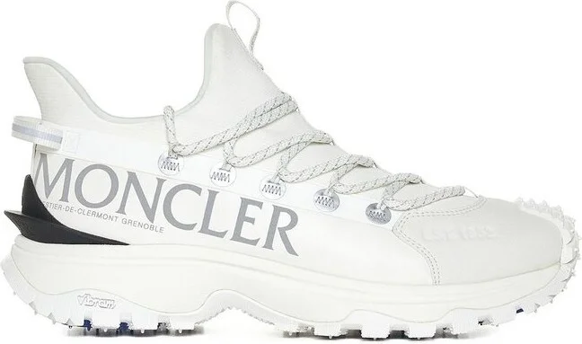 Moncler Logo Printed Stretch Ripstop Sneakers