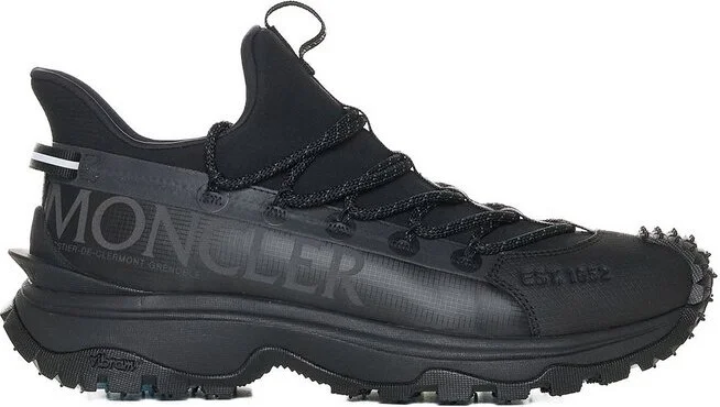 Moncler Logo Printed Stretch Ripstop Sneakers