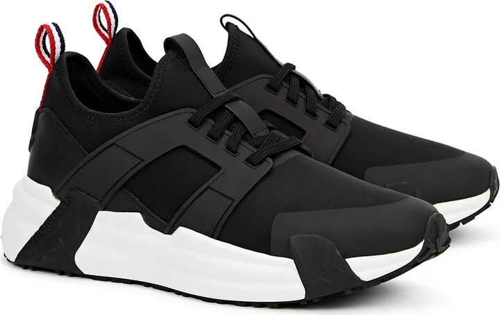 Moncler Lunarove Black Neoprene Sneakers - Image 3