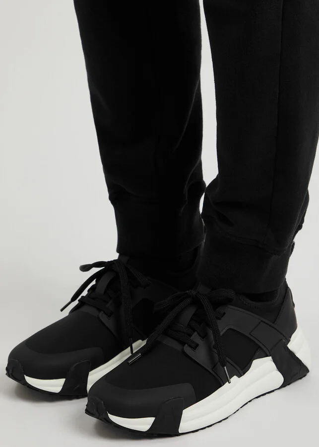 Moncler Lunarove Panelled Neoprene Sneakers - Image 5