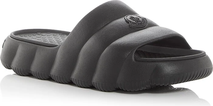 Moncler Men's Lilo Quilted Slide Sandals