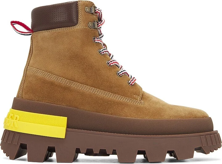 Moncler Mon Corp Ankle Boots in Brown