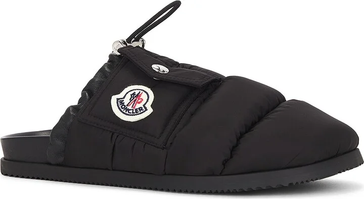 Moncler Mon Pocket Mule in Black - Image 2