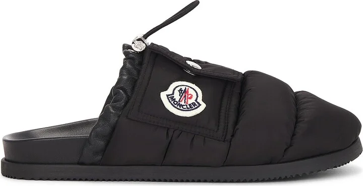 Moncler Mon Pocket Mule in Black