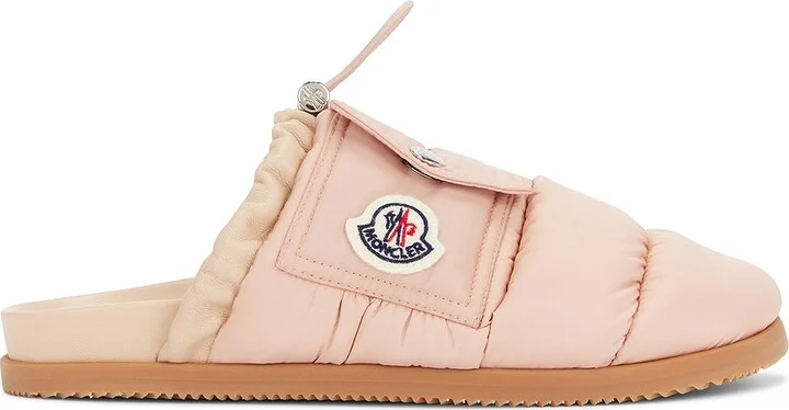 Moncler Mon Pocket Mule in Blush