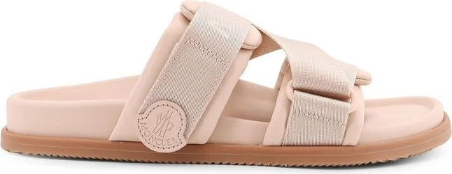 Moncler Mon Summer Logo Patch Slides