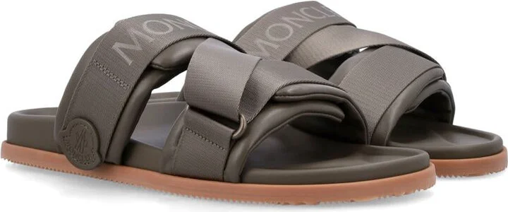 Moncler Mon Summer Nappa Leather Sliders - Image 2