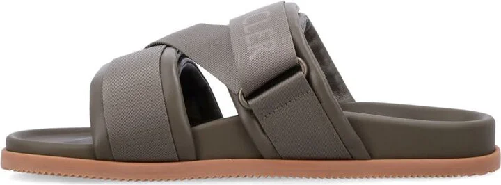 Moncler Mon Summer Nappa Leather Sliders - Image 3