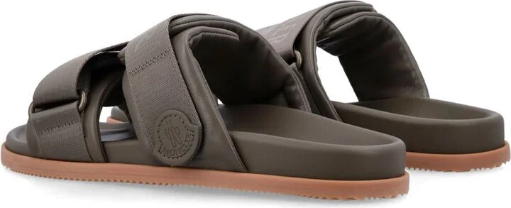Moncler Mon Summer Nappa Leather Sliders - Image 4