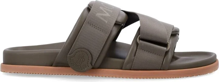 Moncler Mon Summer Nappa Leather Sliders