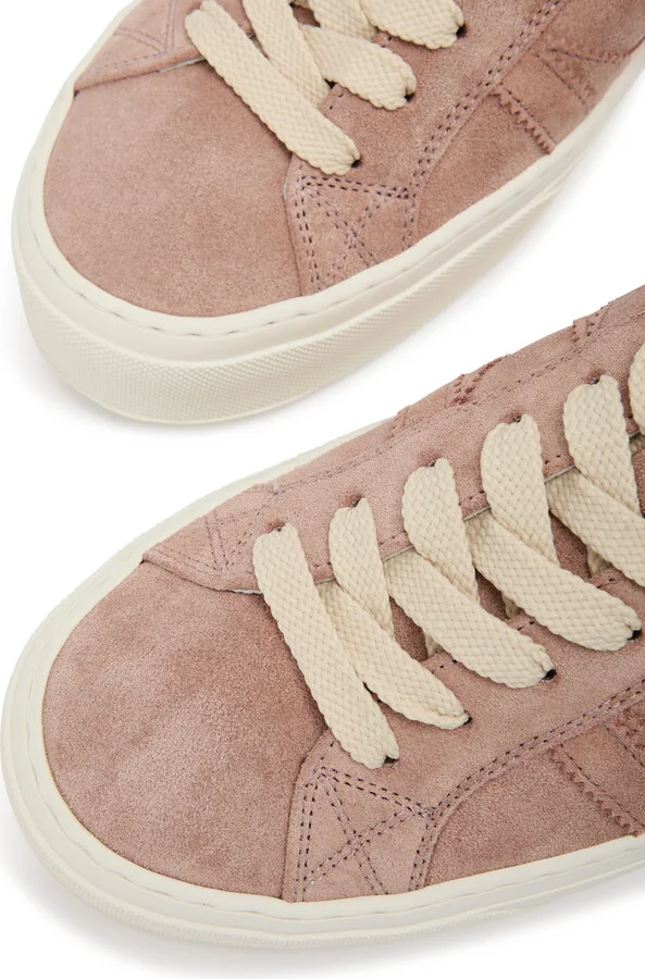 Moncler Monaco 2 Panelled Suede Sneakers - Image 3