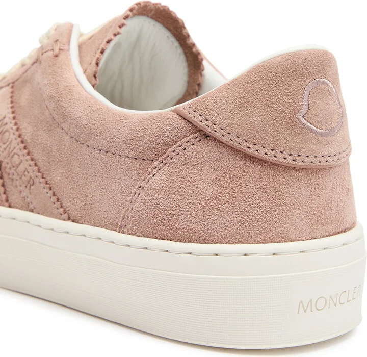 Moncler Monaco 2 Panelled Suede Sneakers - Image 4