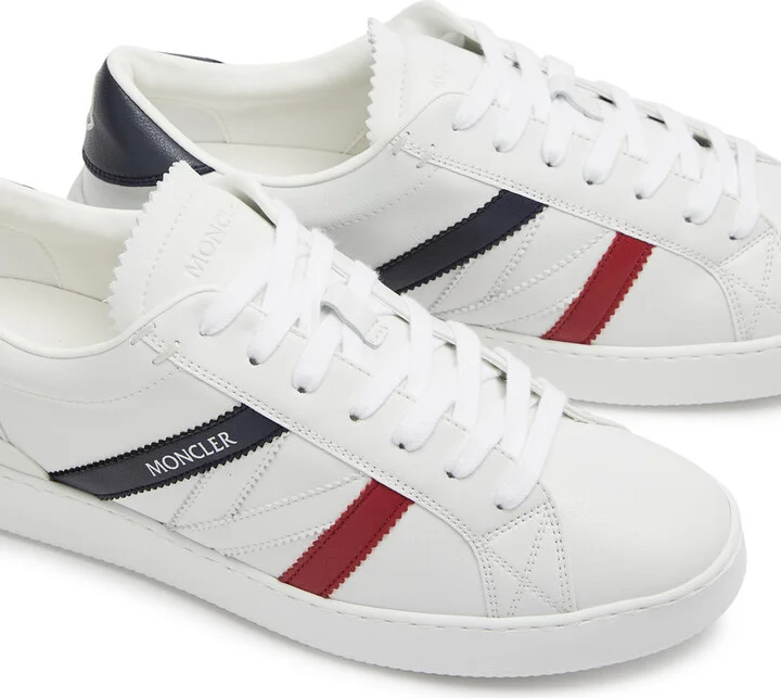 Moncler Monaco Leather Sneakers - Image 3