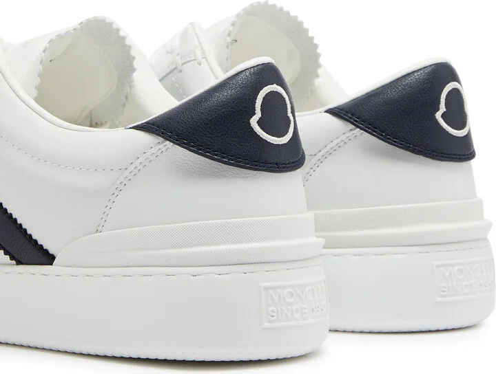Moncler Monaco Leather Sneakers - Image 4