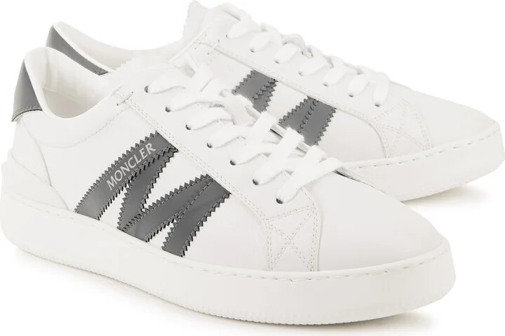 Moncler Monaco Leather Sneakers - Image 2