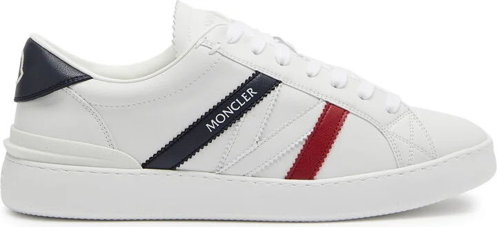 Moncler Monaco Leather Sneakers