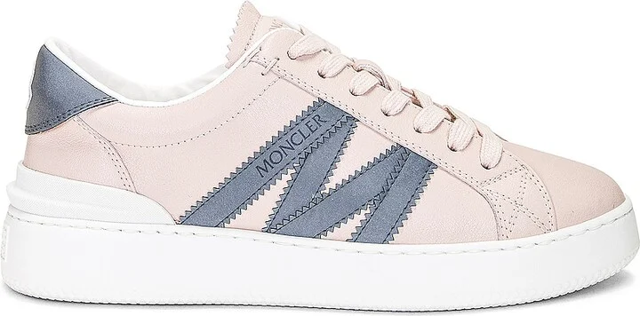 Moncler Monaco M Low Top Sneaker in Blush