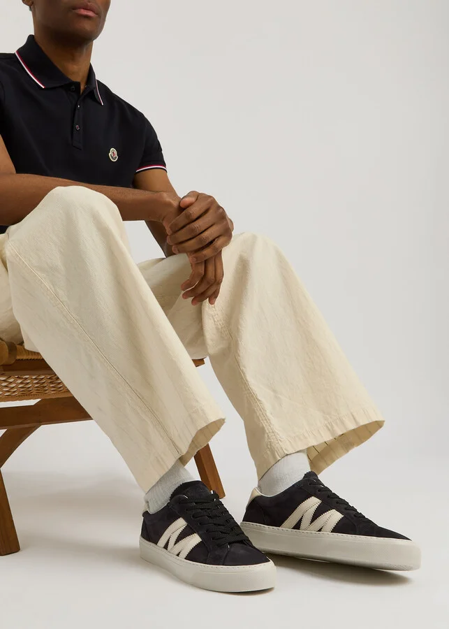 Moncler Monaco Suede Sneakers - Image 5