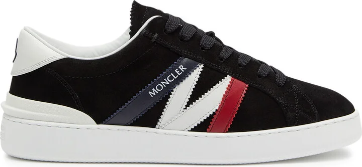Moncler Monaco Suede Sneakers