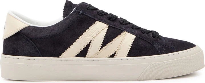 Moncler Monaco Suede Sneakers