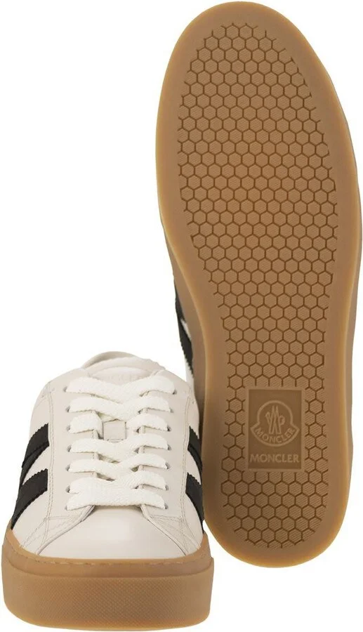 Moncler Monaco2 - Leather And Nubuck Sneakers. - Image 5