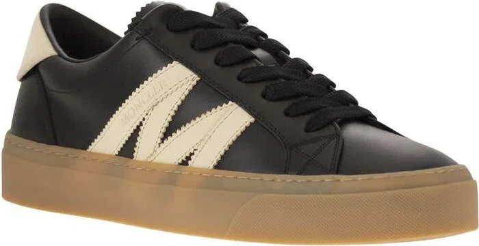 Moncler Monaco2 - Leather And Nubuck Sneakers. - Image 2