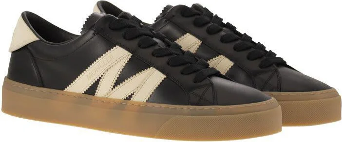 Moncler Monaco2 - Leather And Nubuck Sneakers. - Image 4