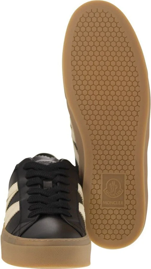 Moncler Monaco2 - Leather And Nubuck Sneakers. - Image 5