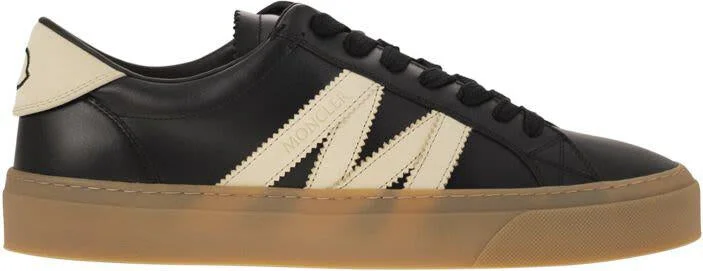 Moncler Monaco2 - Leather And Nubuck Sneakers.