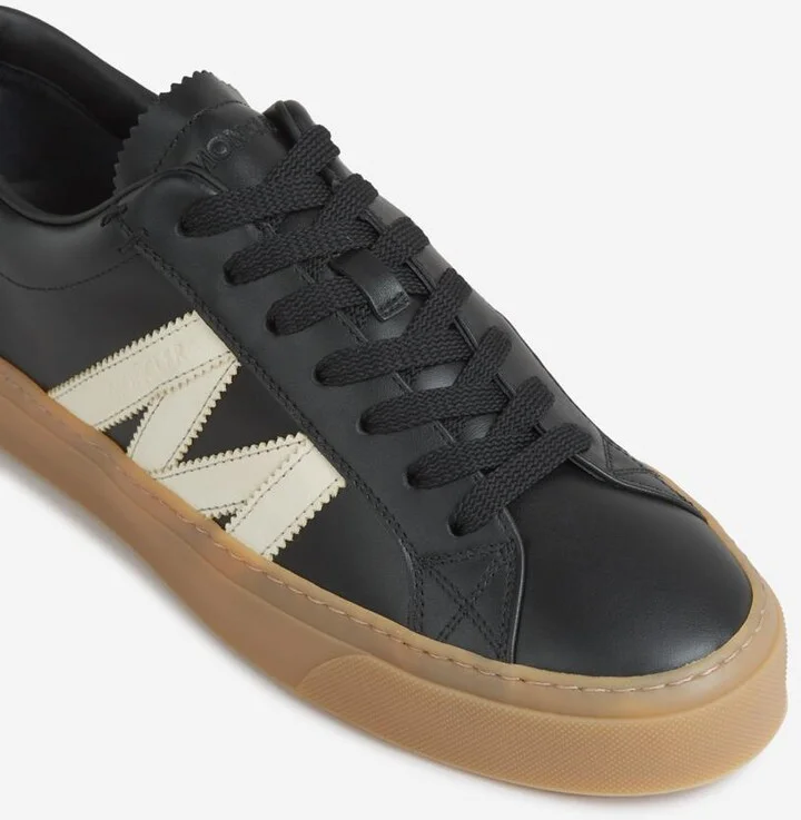 Moncler Monaco2 Leather Sneakers - Image 5