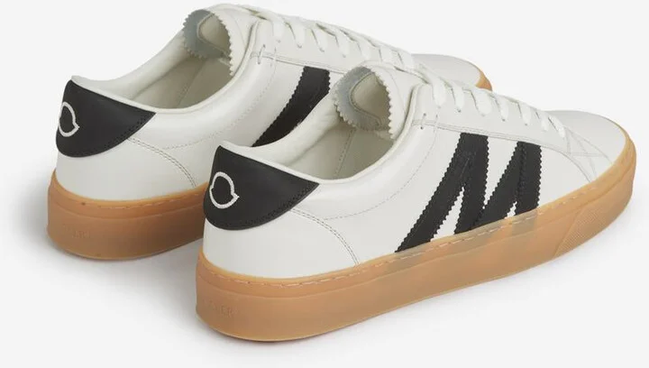 Moncler Monaco2 Leather Sneakers - Image 3