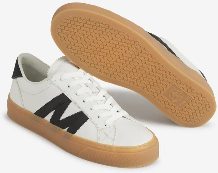 Moncler Monaco2 Leather Sneakers - Image 4