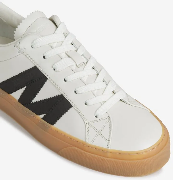 Moncler Monaco2 Leather Sneakers - Image 5