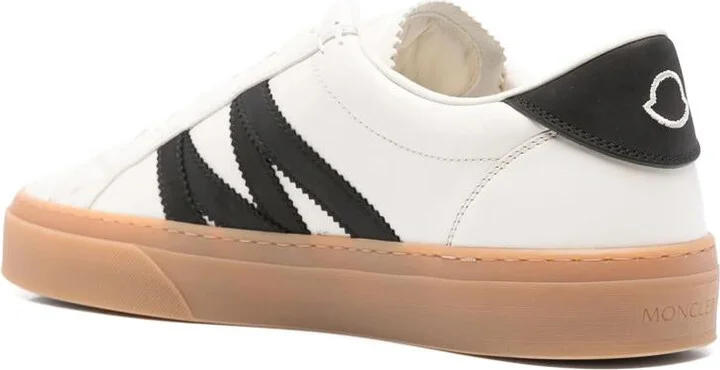 Moncler Monaco2 Low-Top Leather Sneakers - Image 3