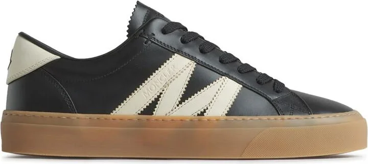 Moncler Monaco2 Low-Top Leather Sneakers