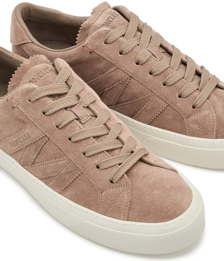 Moncler Monaco2 Panelled Suede Sneakers - Image 3